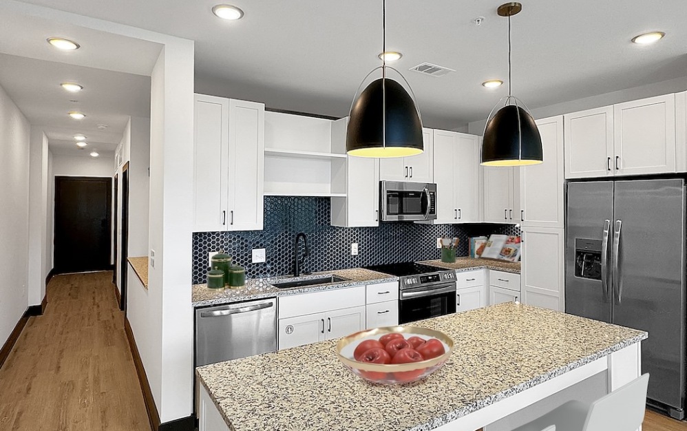 A5 - 1 bedroom floorplan layout with 1 bathroom and 813 square feet (Kitchen
)
