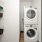 Closet with washer and dryer 