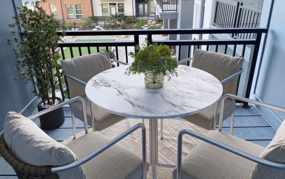 A7 - 1 bedroom floorplan layout with 1 bathroom and 743 square feet (Balcony)